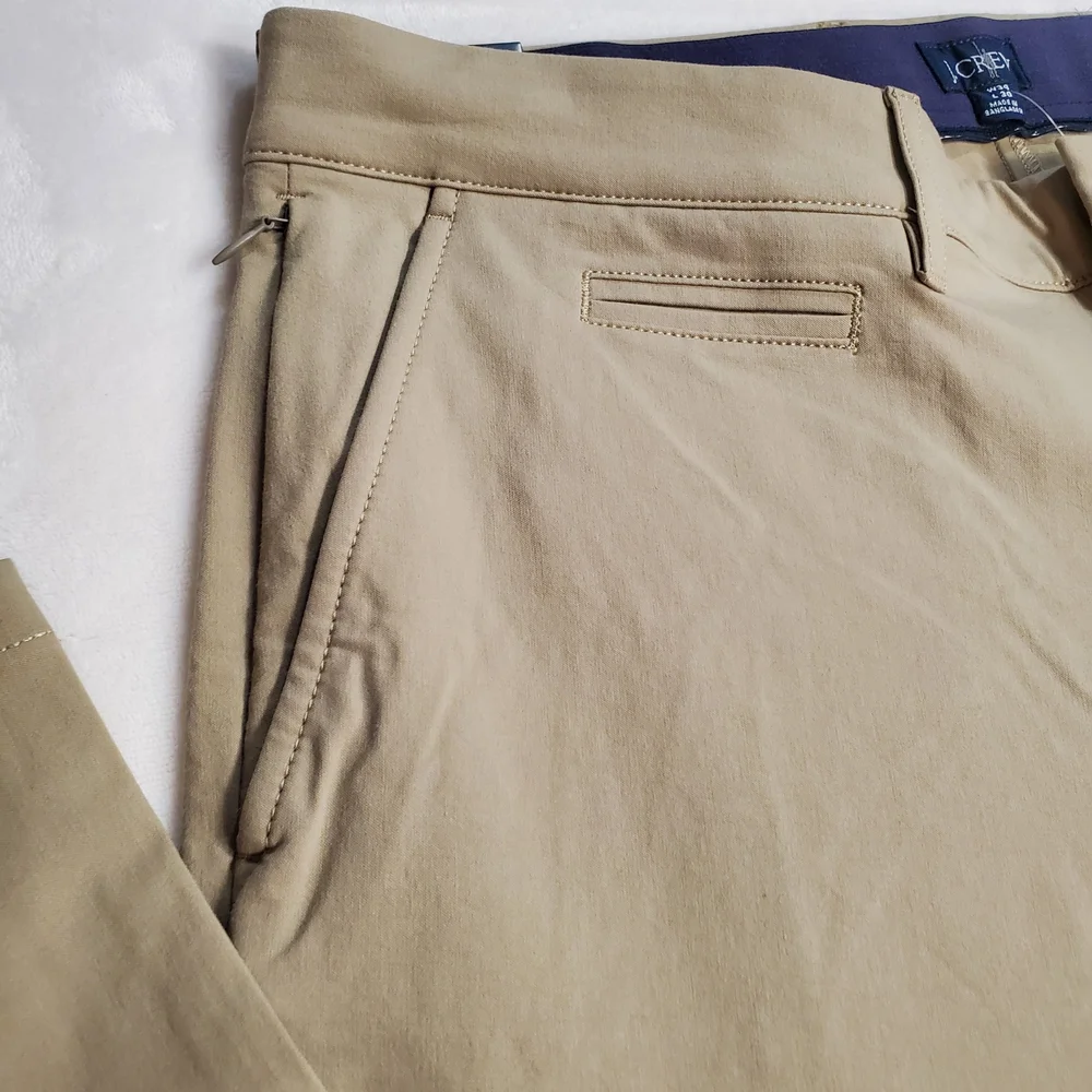 J.‎ Crew Tan Chinos Classic Straight-Leg Pants